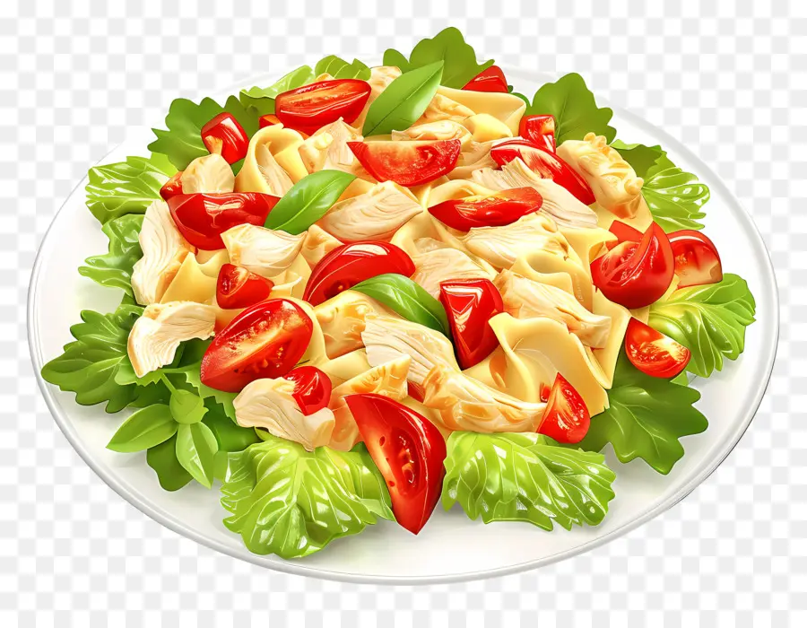 Куриный салат，Салат PNG