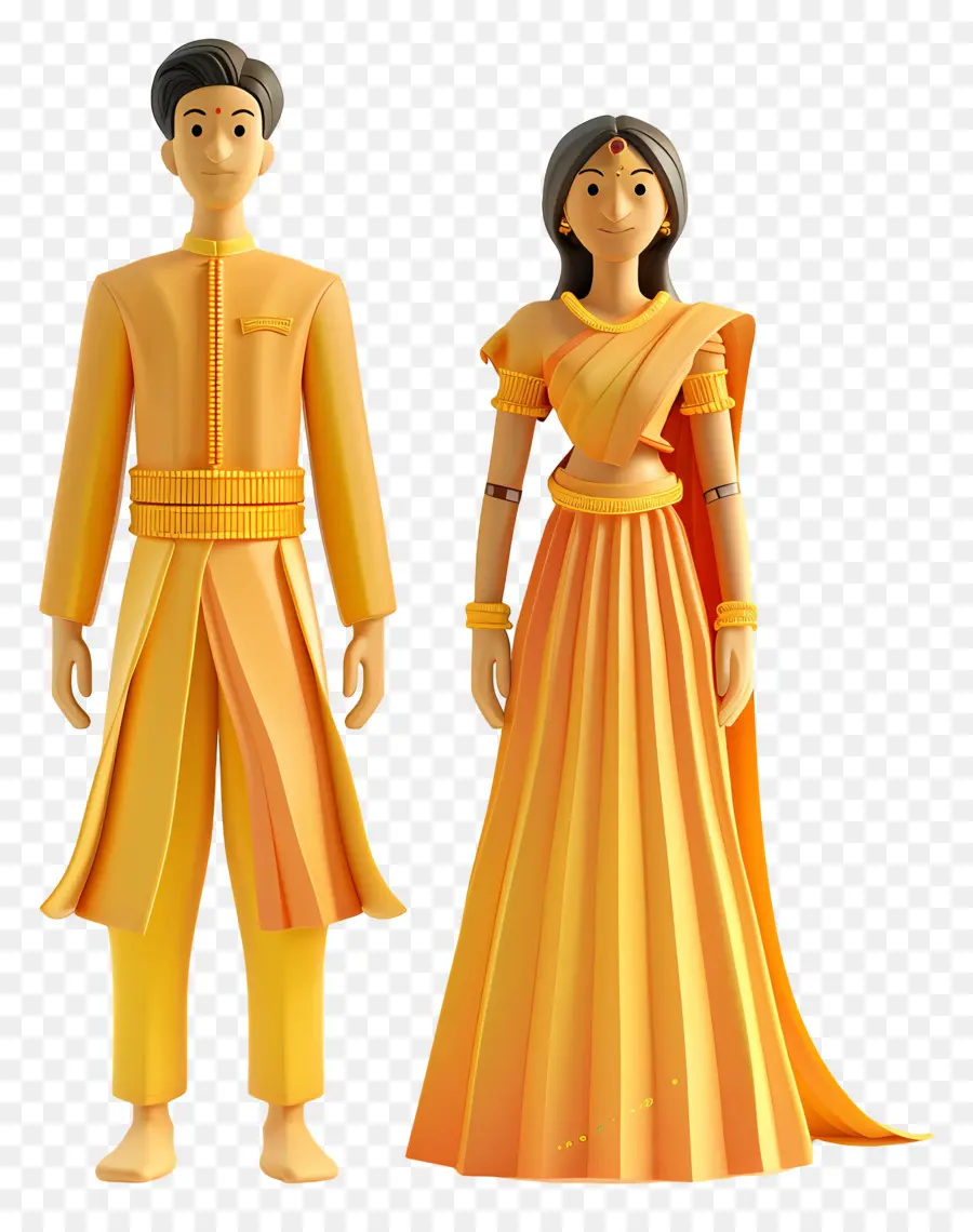 Индийская формальная одежда，индийская свадьба PNG