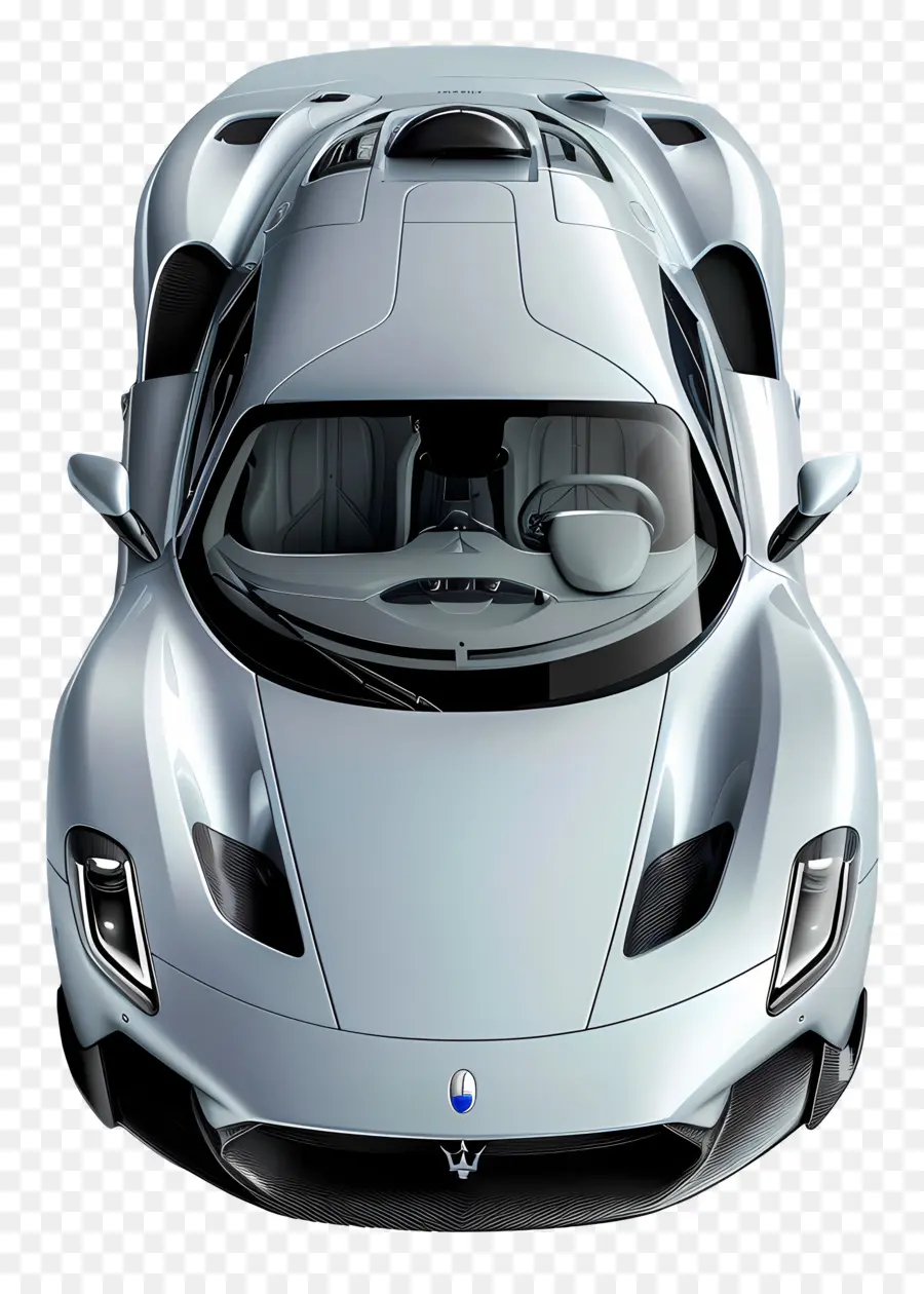 вид сверху автомобиля，Lamborghini Aventador PNG