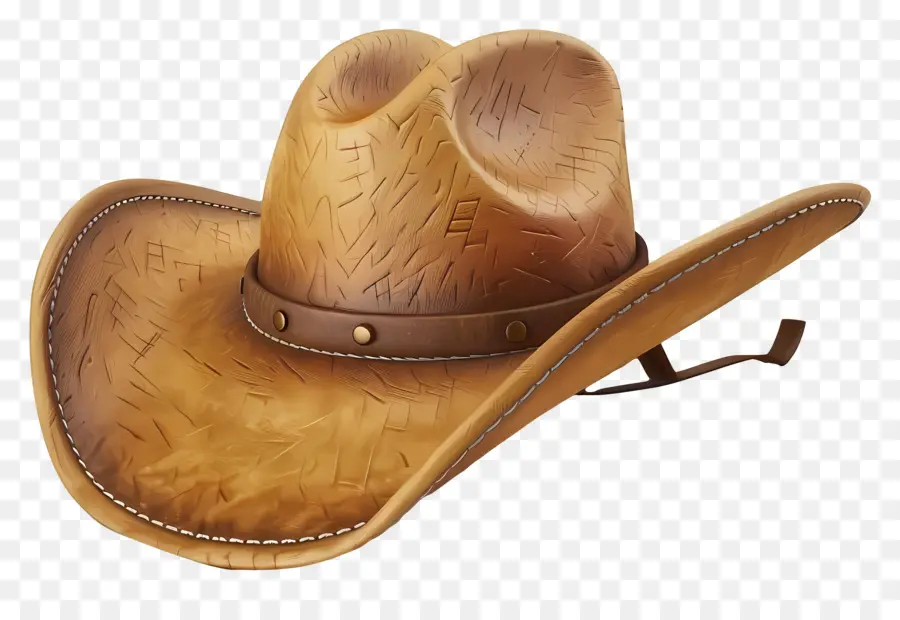 Ковбойская шляпа，Leather PNG