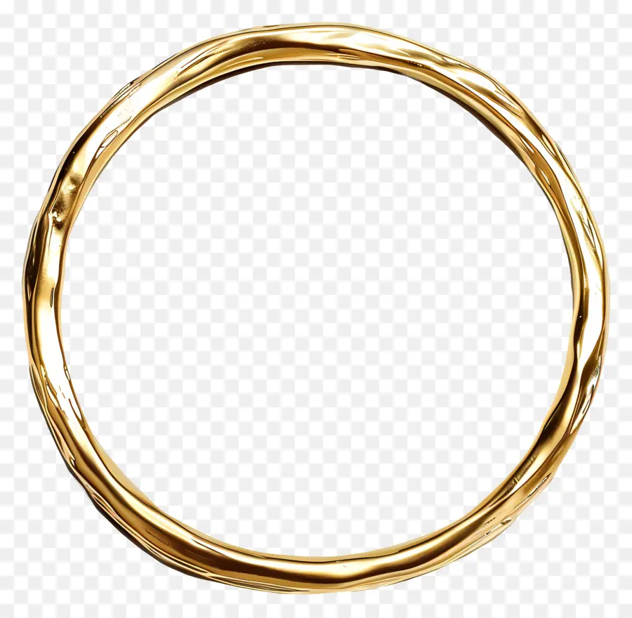 Royal Gold Frame，золотое кольцо PNG