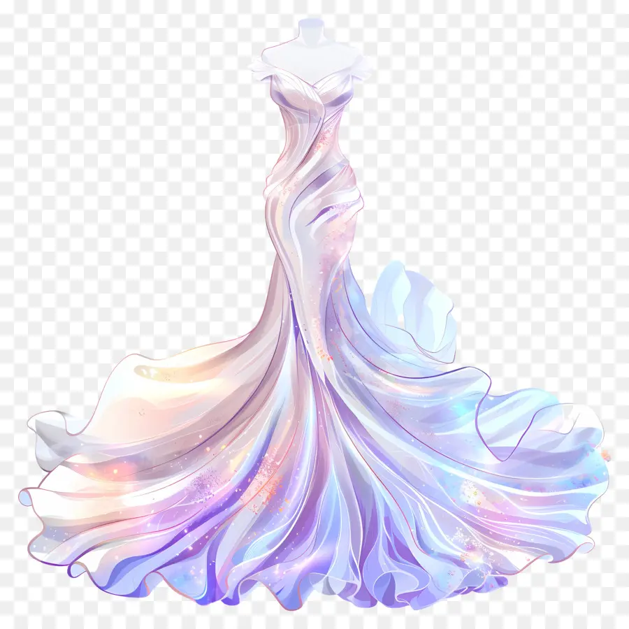 Свадебное платье русалки，акварельное свадебное платье PNG