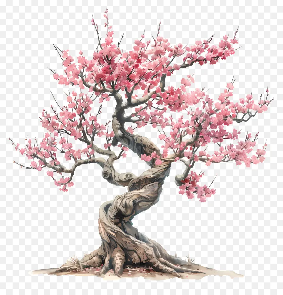 Сакура дерево，вишни PNG
