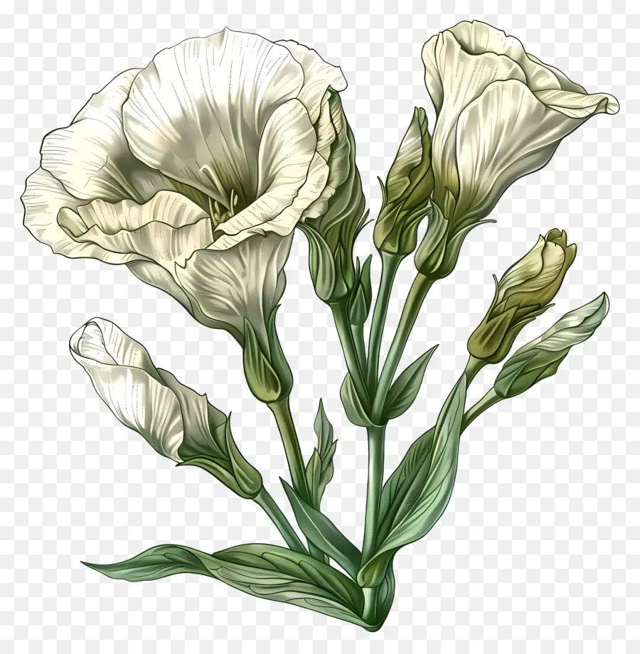цветок лизиантуса，Калла Лилии PNG