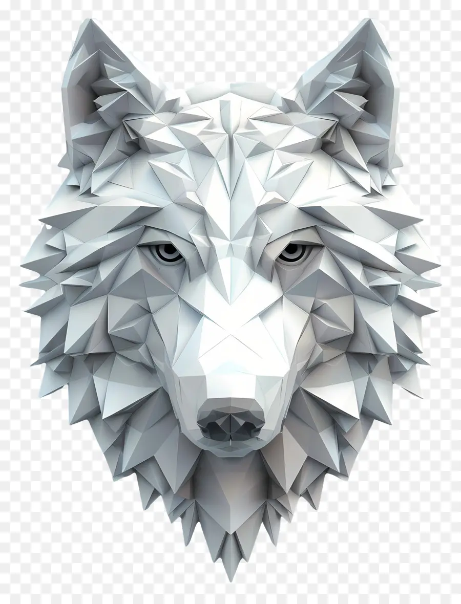 голова волка，белый волк PNG
