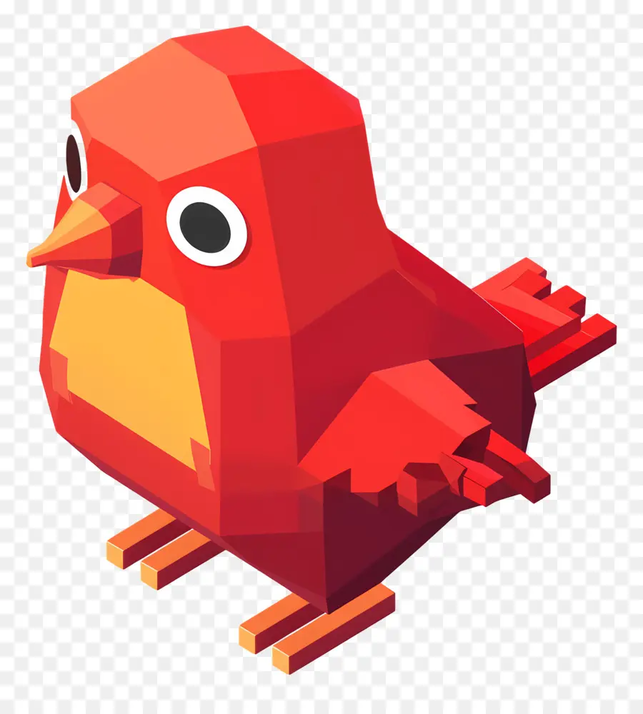 красный Flappy птица，красная птица PNG