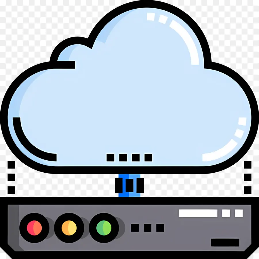 Значок облачного сервера，сервер PNG