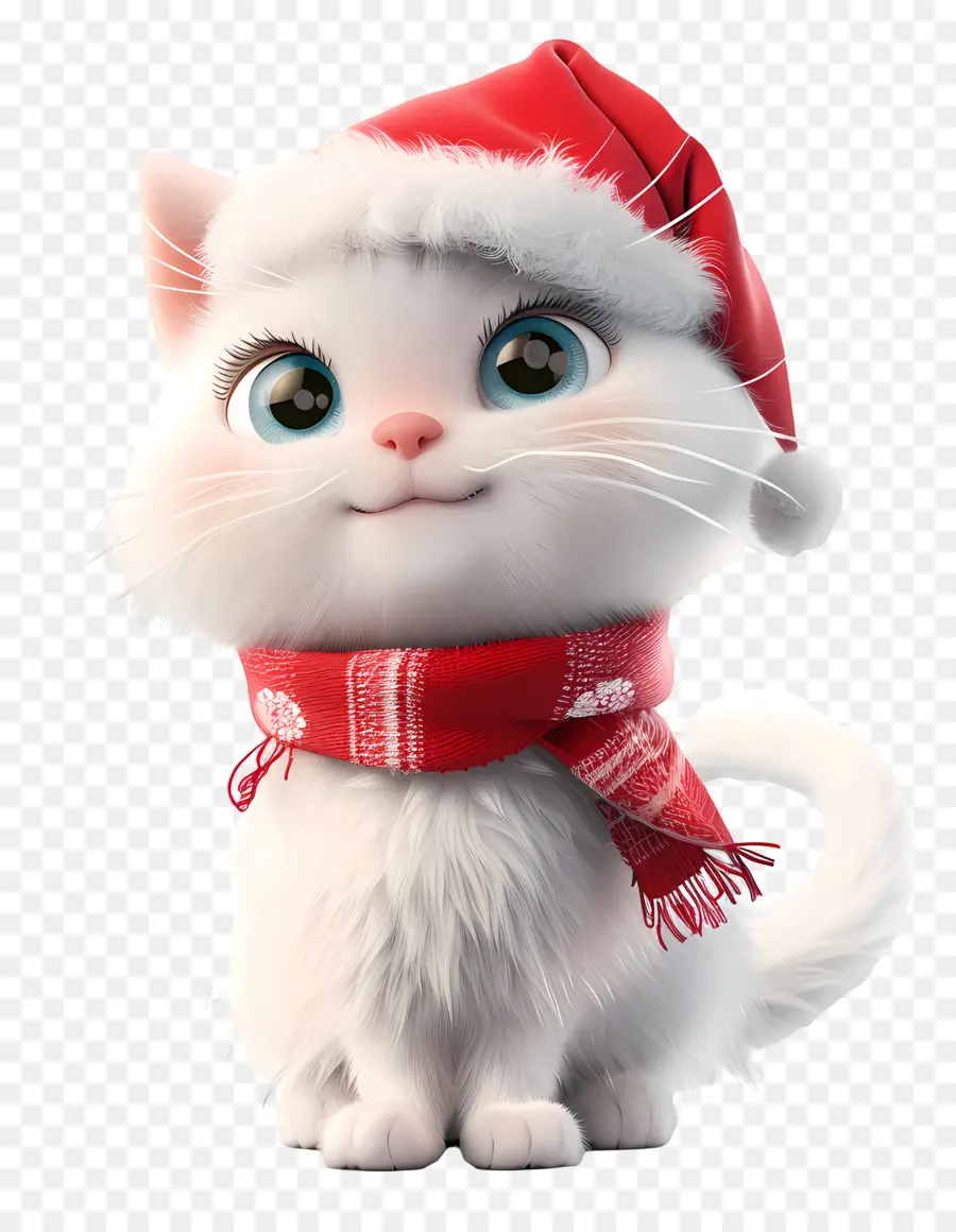 белый кот，персонажа из мультфильма PNG