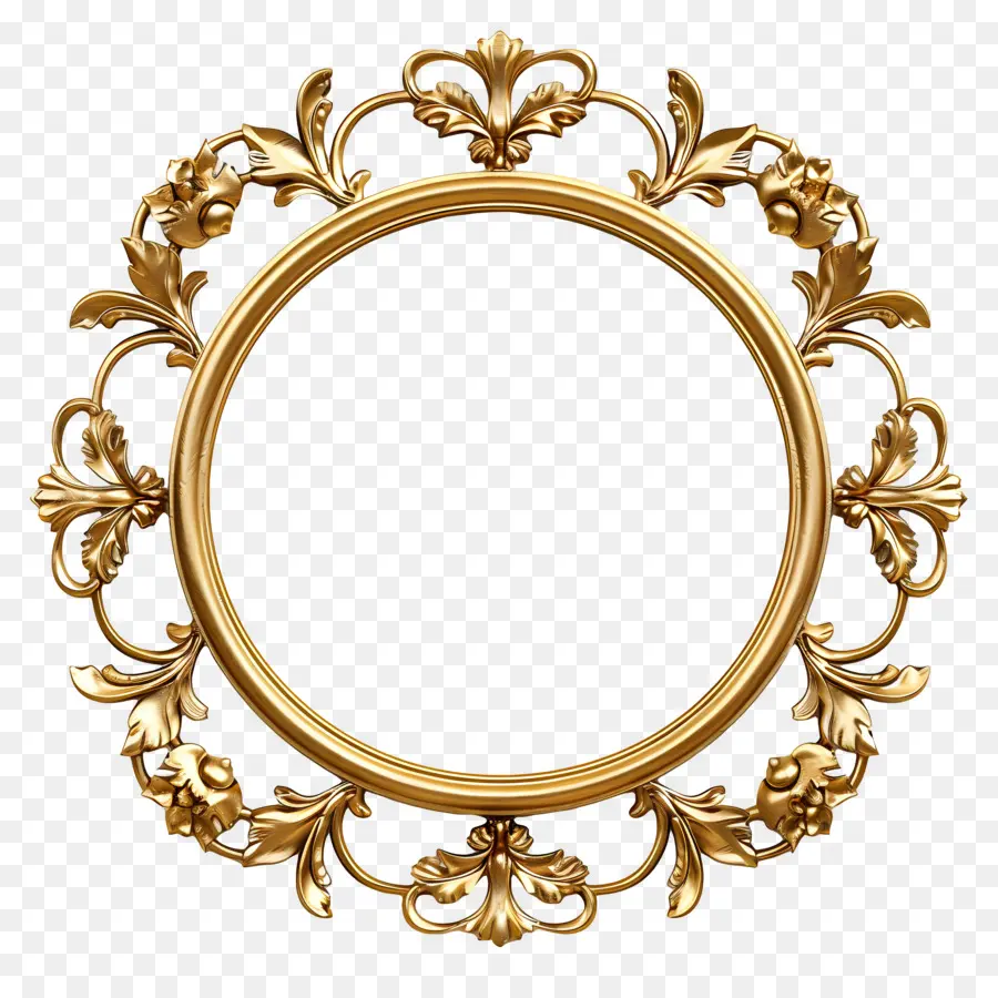Royal Gold Frame，золотой раме PNG