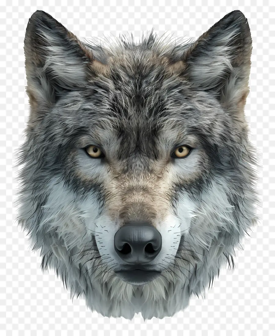 волк лицо，голова волка PNG