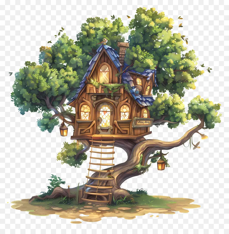 Волшебный Домик На Дереве，Treehouse PNG