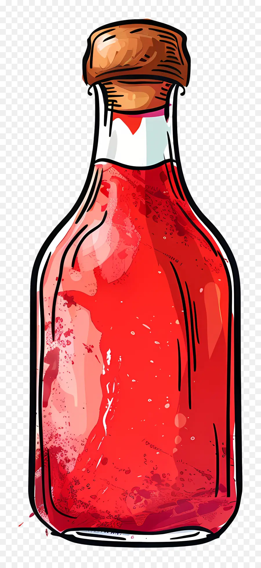 бутылка кетчупа，красная жидкость PNG
