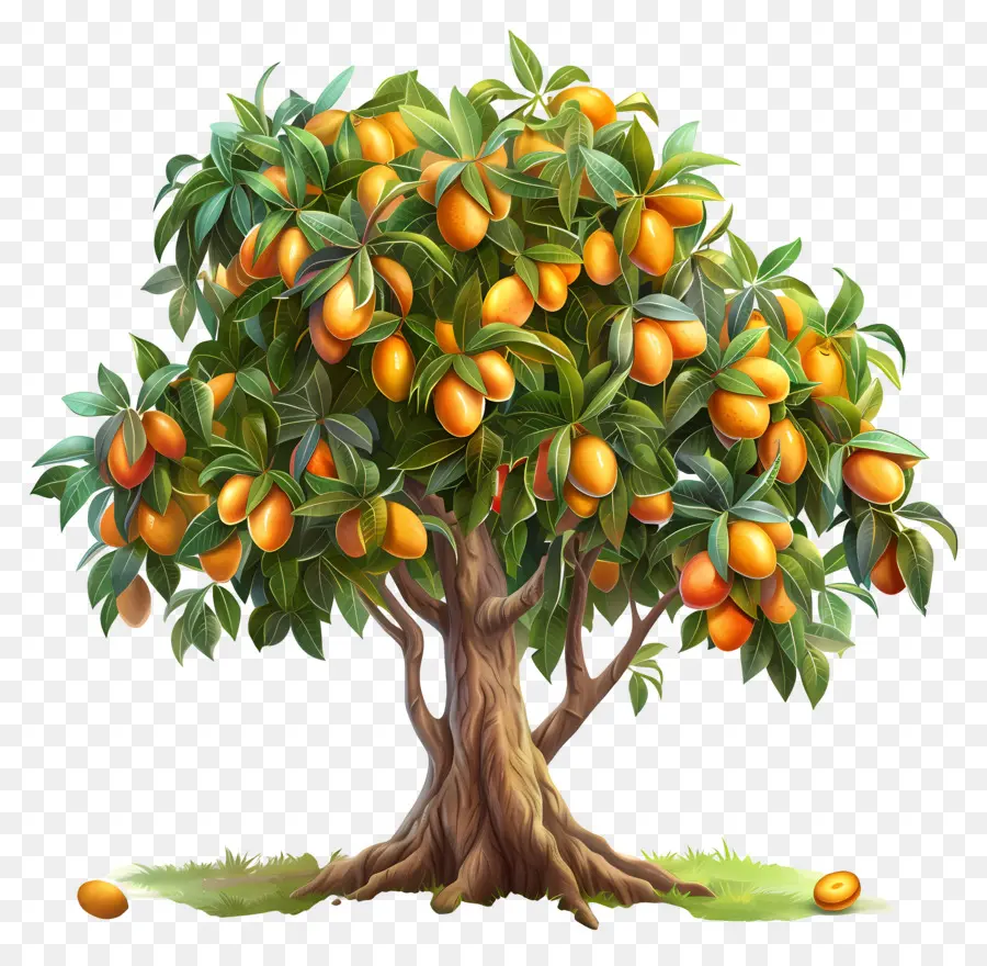 дерево манго，Фруктовое дерево PNG
