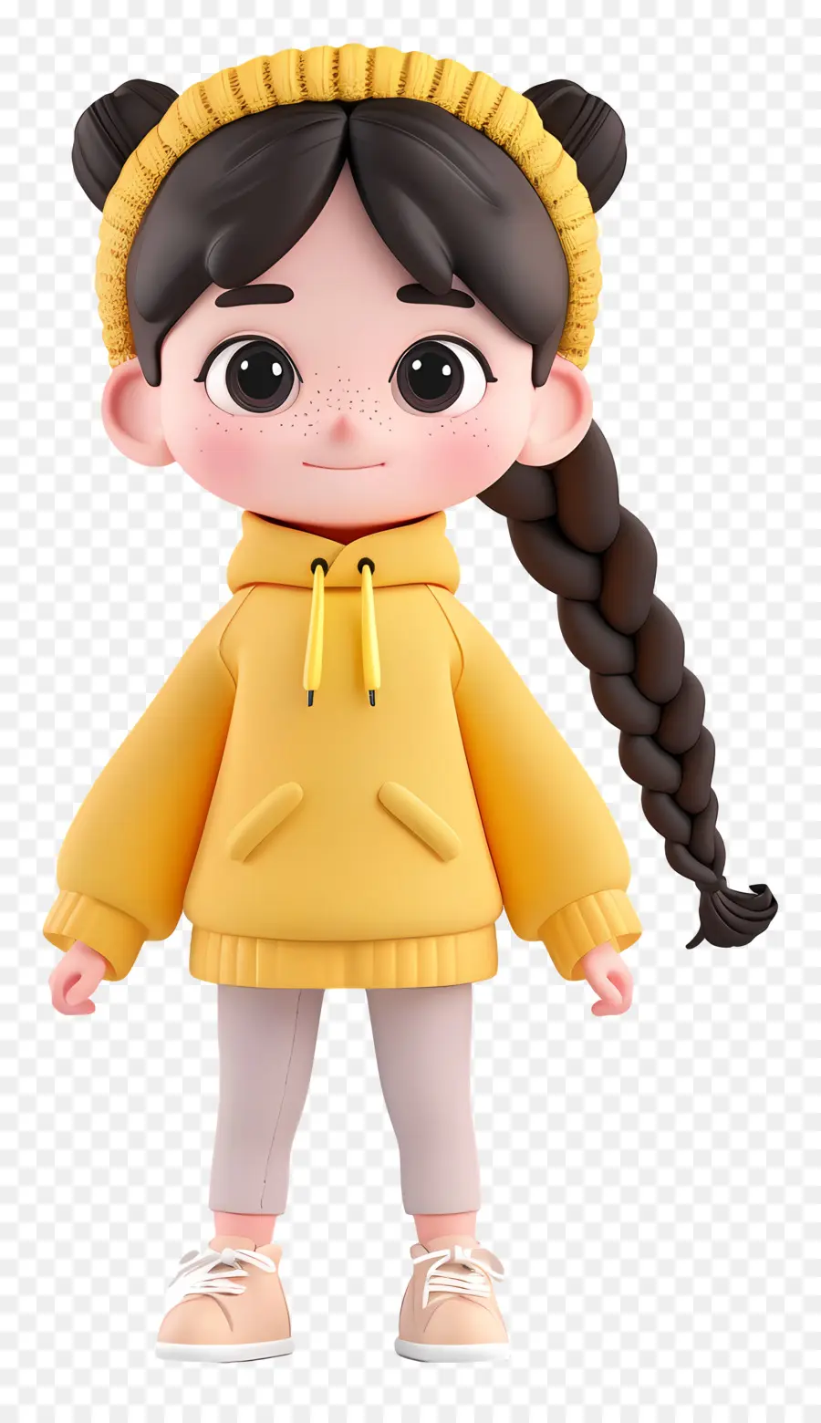 3d мультипликационная девушка，персонажа из мультфильма PNG