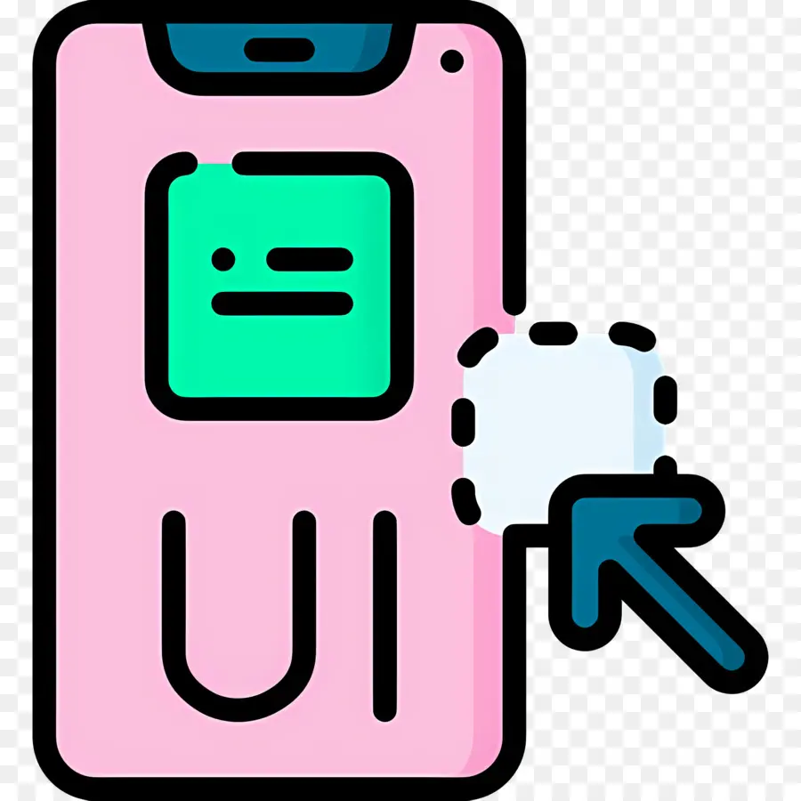 Ui Ux значок，смартфон приложения PNG