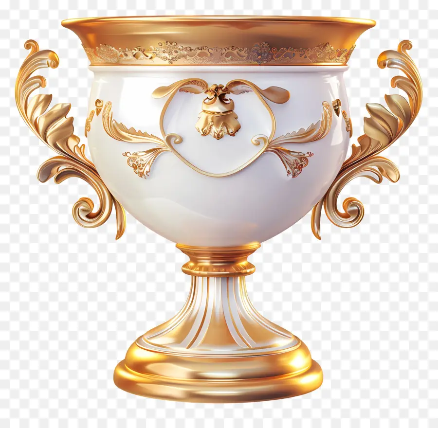 Кубок победителя，Золотая ваза PNG