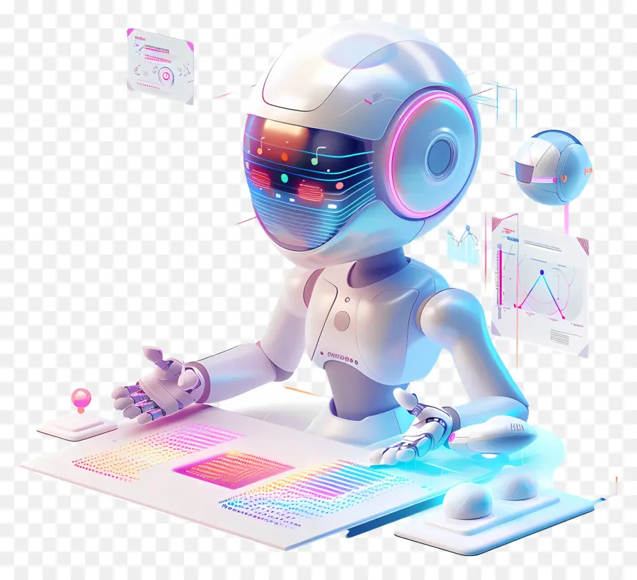искусственный интеллект，робот PNG