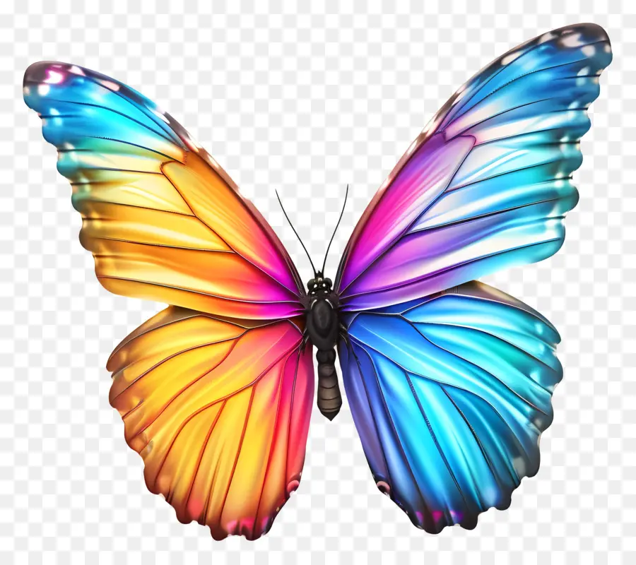 Бабочка，красочные бабочки PNG