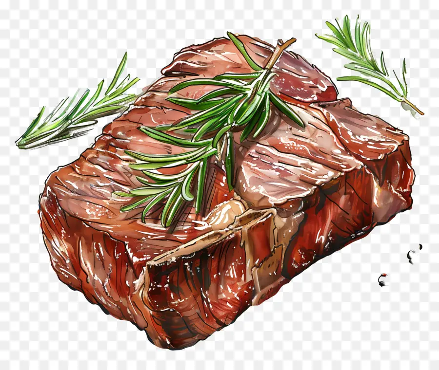 Приготовленный стейк，Мясо PNG