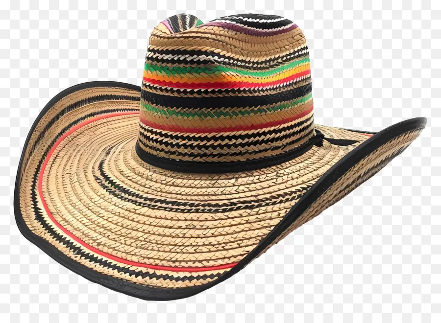 мексиканский стиль，Черная шляпа PNG