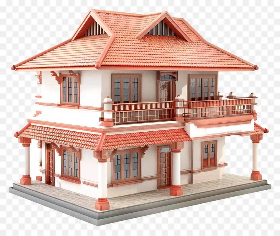 Керала Дом，традиционная архитектура PNG