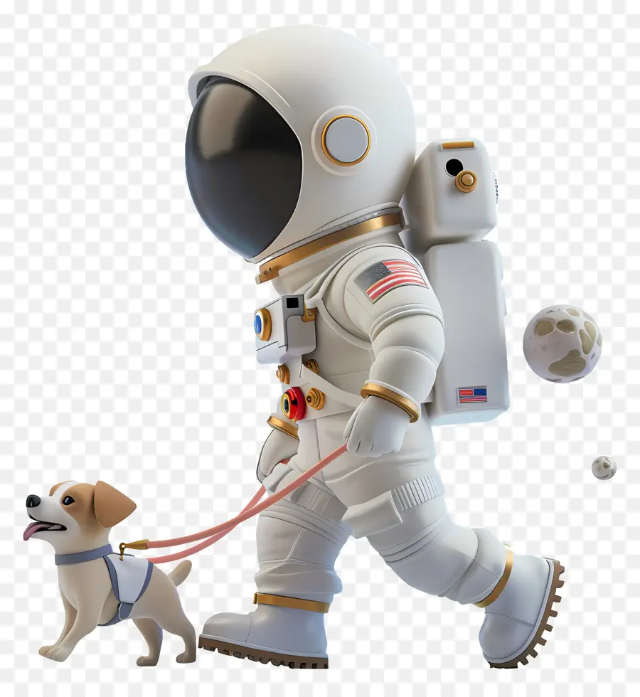 Астронавт Ходячий Собака，человек для выгула собак PNG