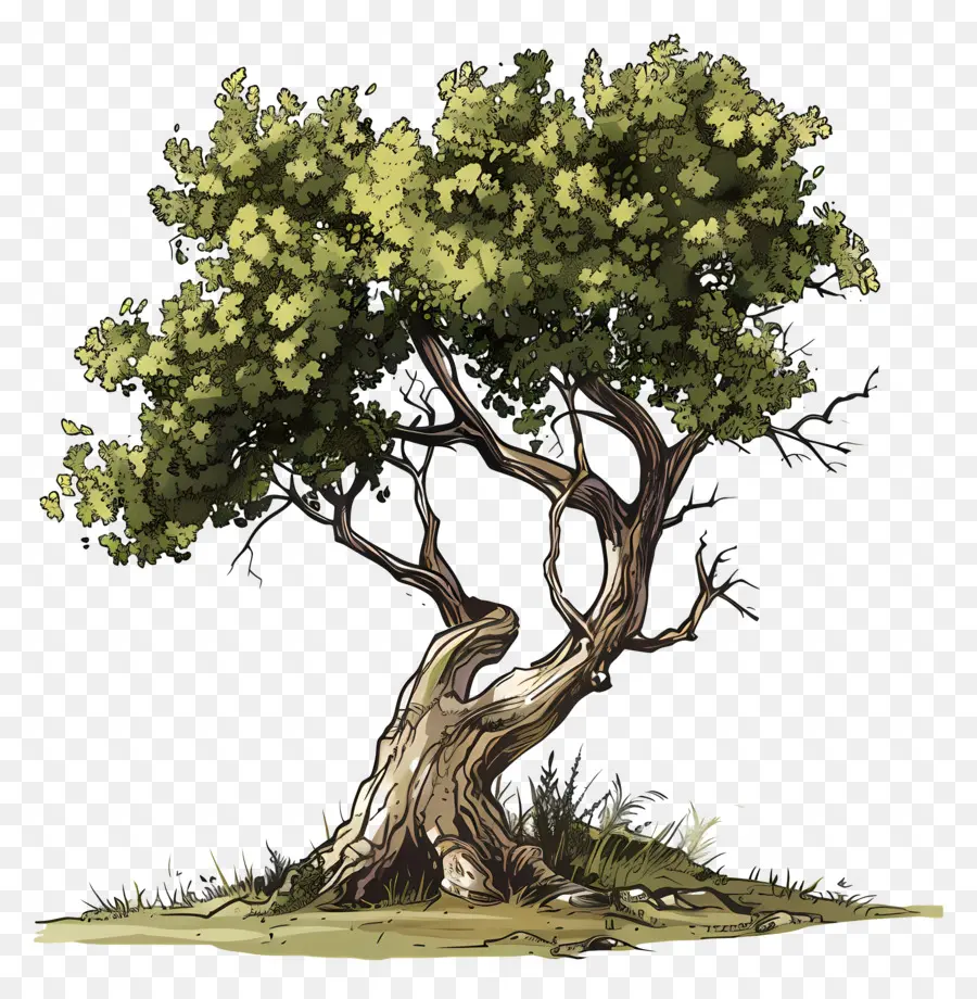 Дерево，Oak Tree PNG