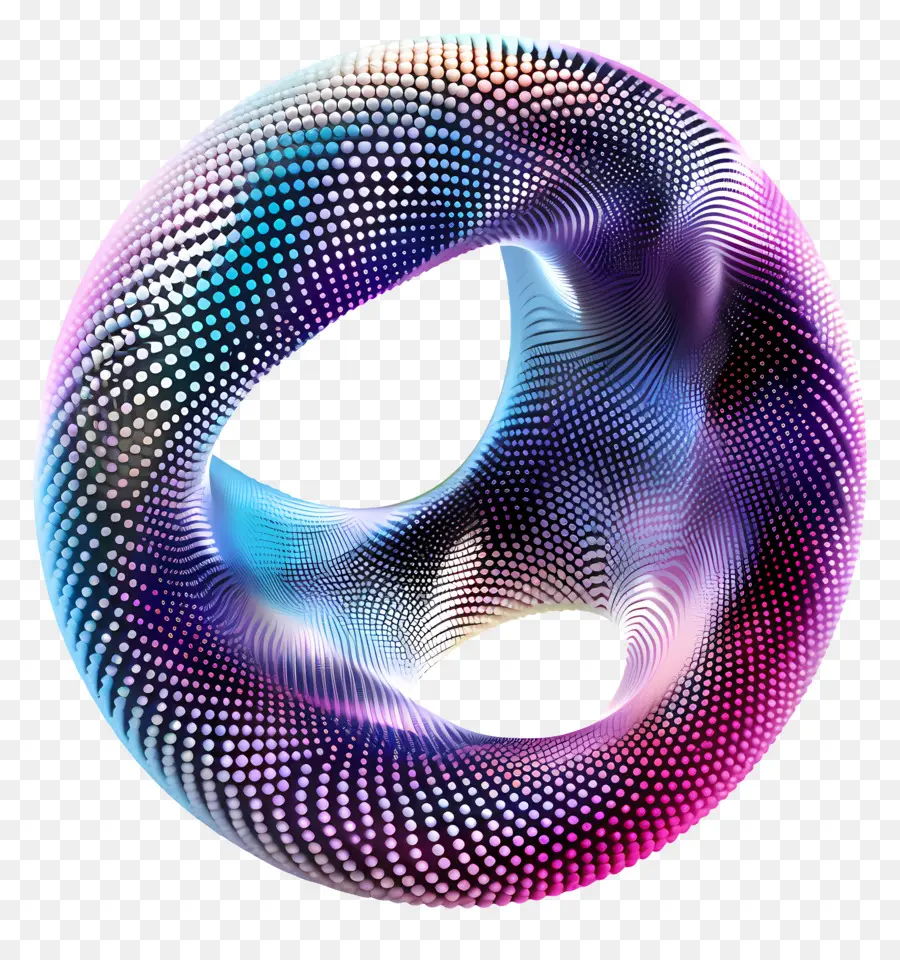 пунктирным кругом，Цветное кольцо PNG