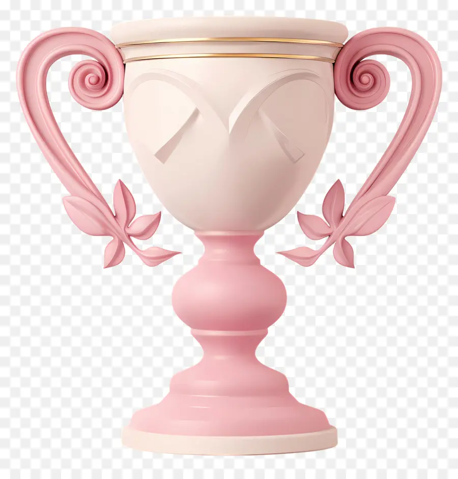 Кубок победителя，Розовая чашка PNG