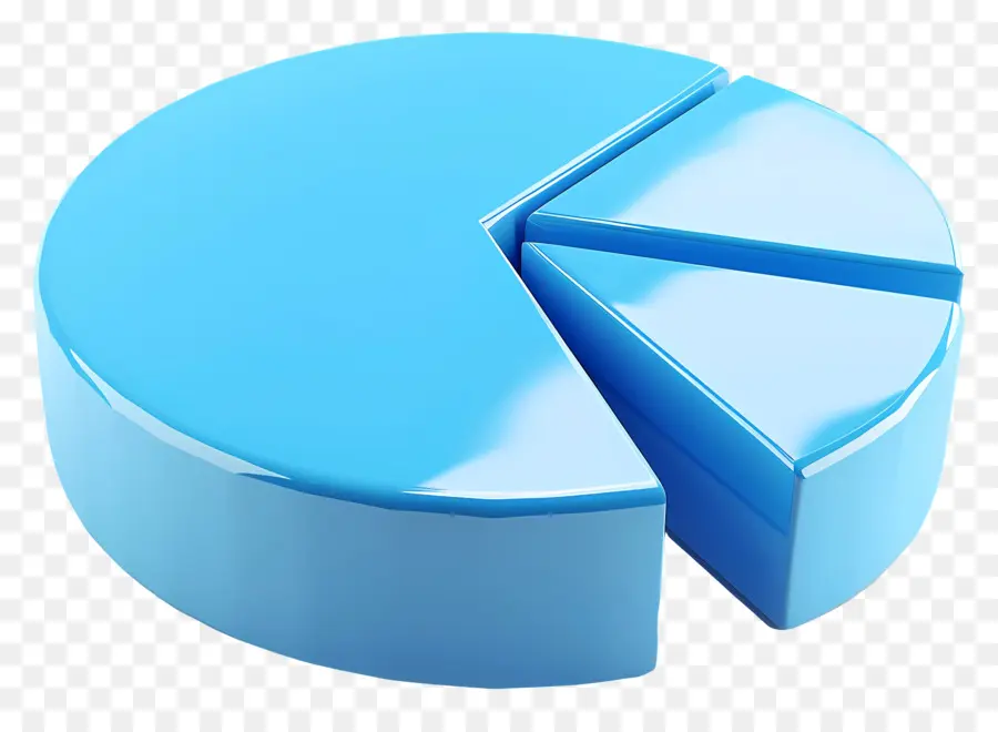 синяя круговая диаграмма，круговая Диаграмма PNG