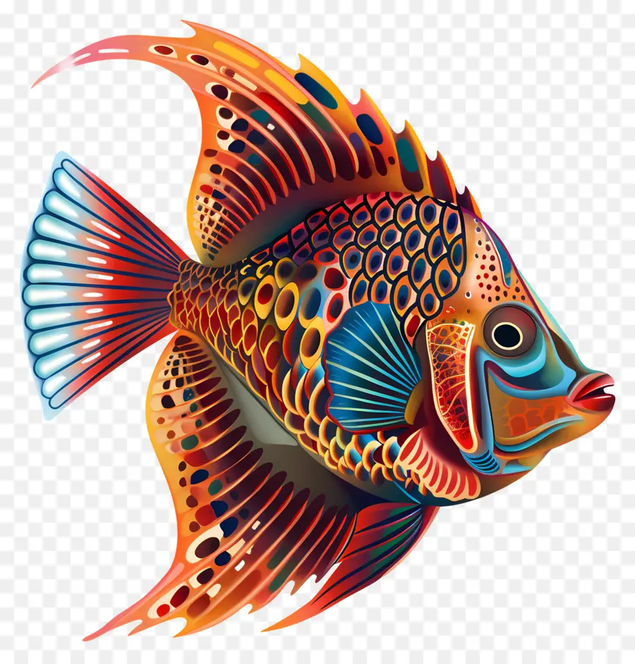 Тропические рыбы，экзотическая рыба PNG