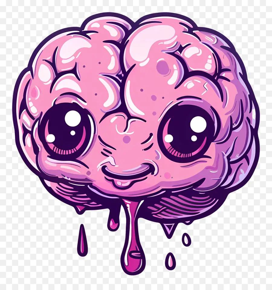 милые мозга，Розовый мозг PNG