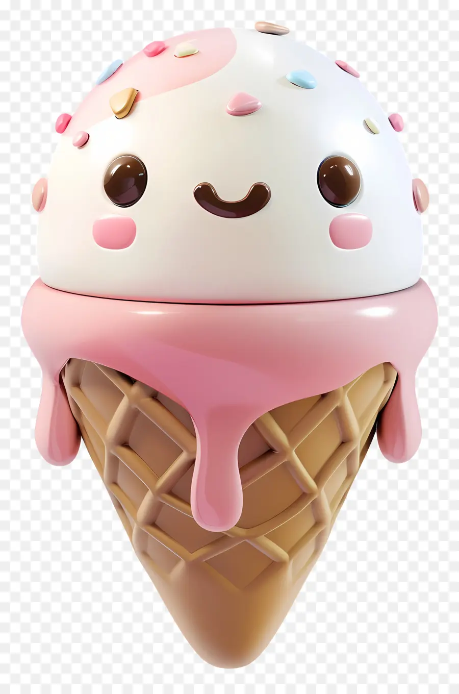 Симпатичное мороженое，Ice Cream Cone PNG