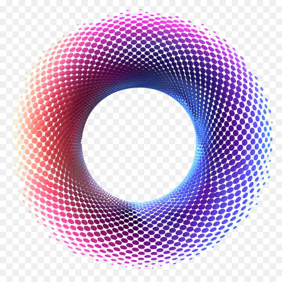 пунктирным кругом，синий PNG