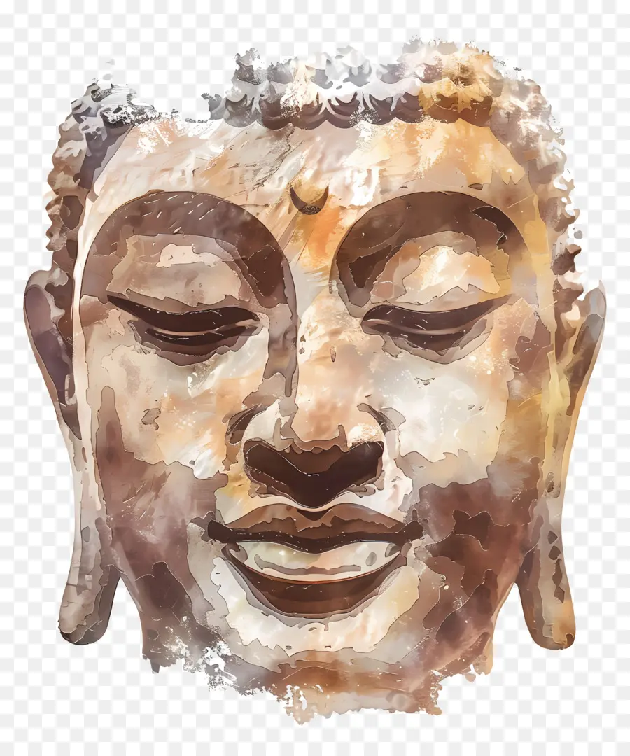 Будда лицо，Будда PNG
