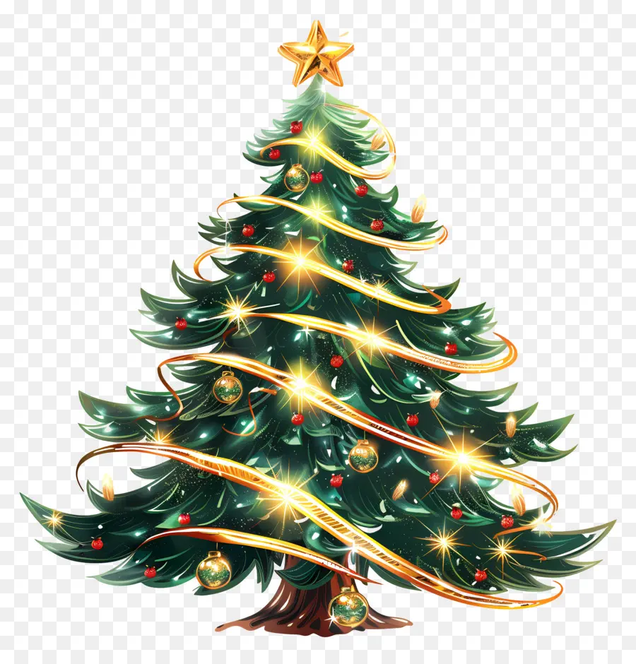 Рождественская елка，украшения PNG