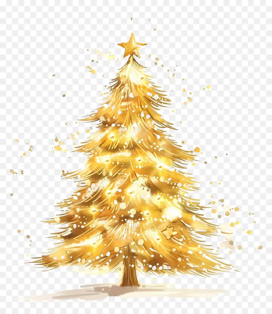 Рождественская елка，акварельная живопись PNG