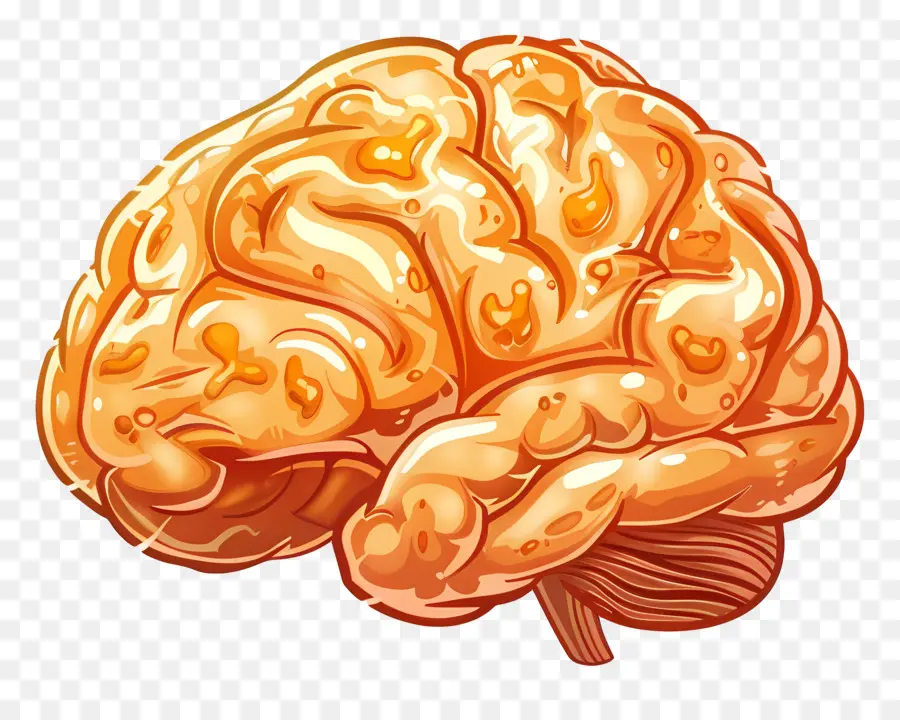 анимированные мозга，Человеческий мозг PNG