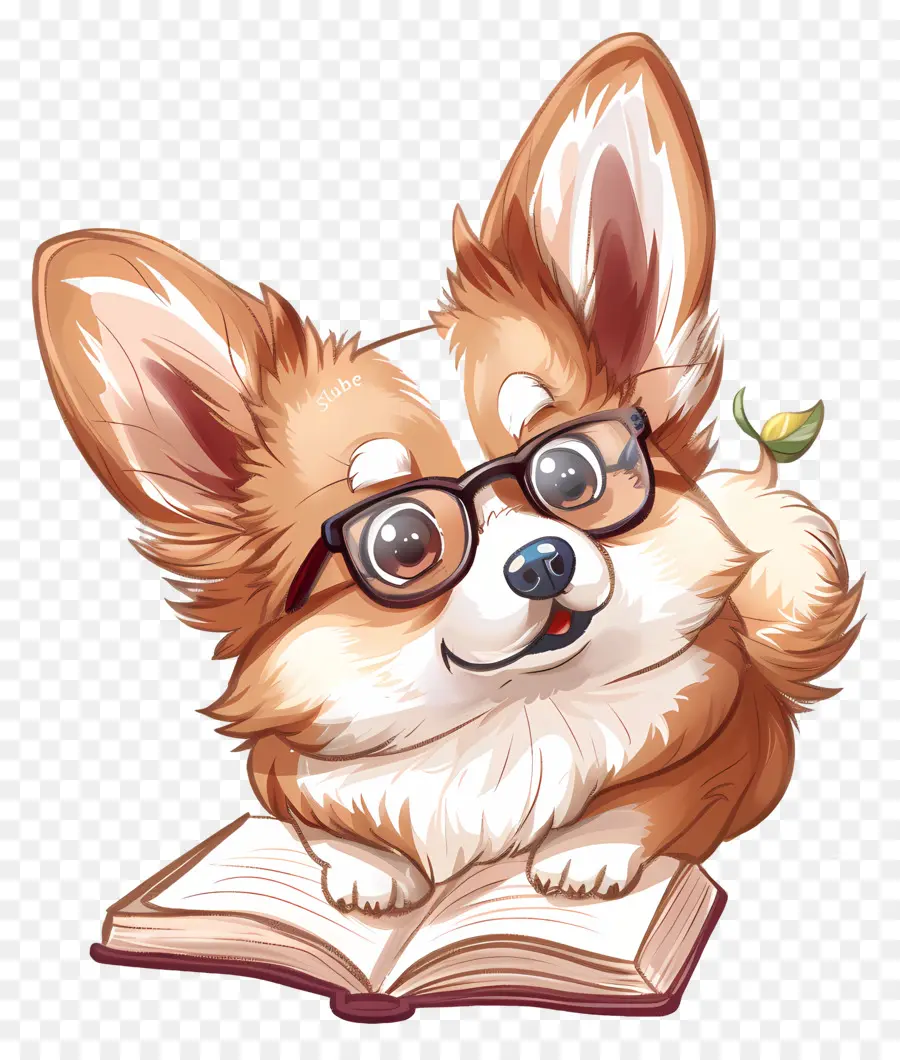 милая собака，очки для чтения PNG