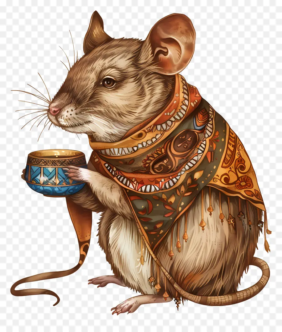 Мышь，Индийский грызун PNG