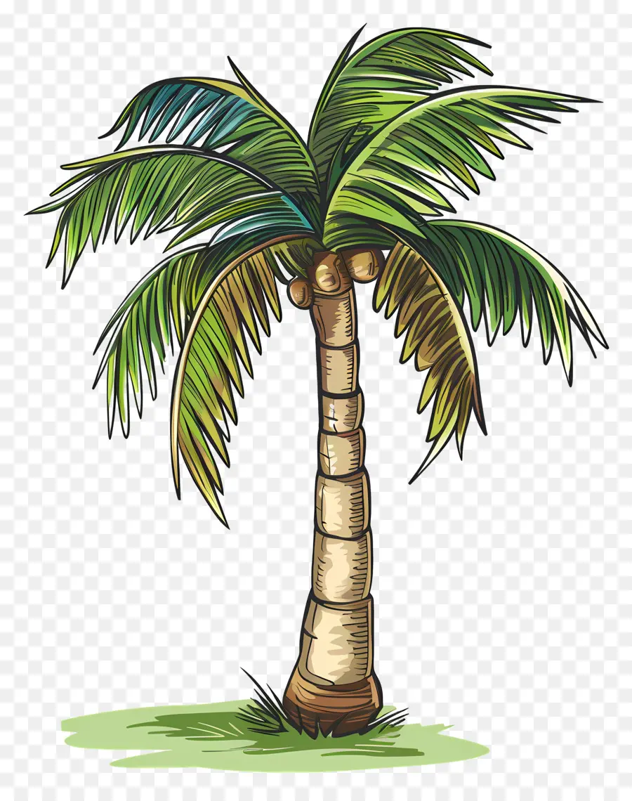 пальму，трава PNG