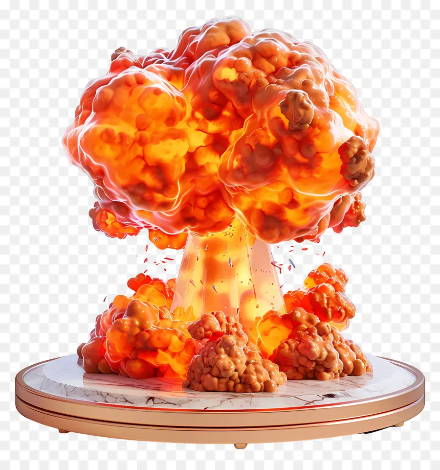 Ядерный взрыв，Грибовидное облако PNG