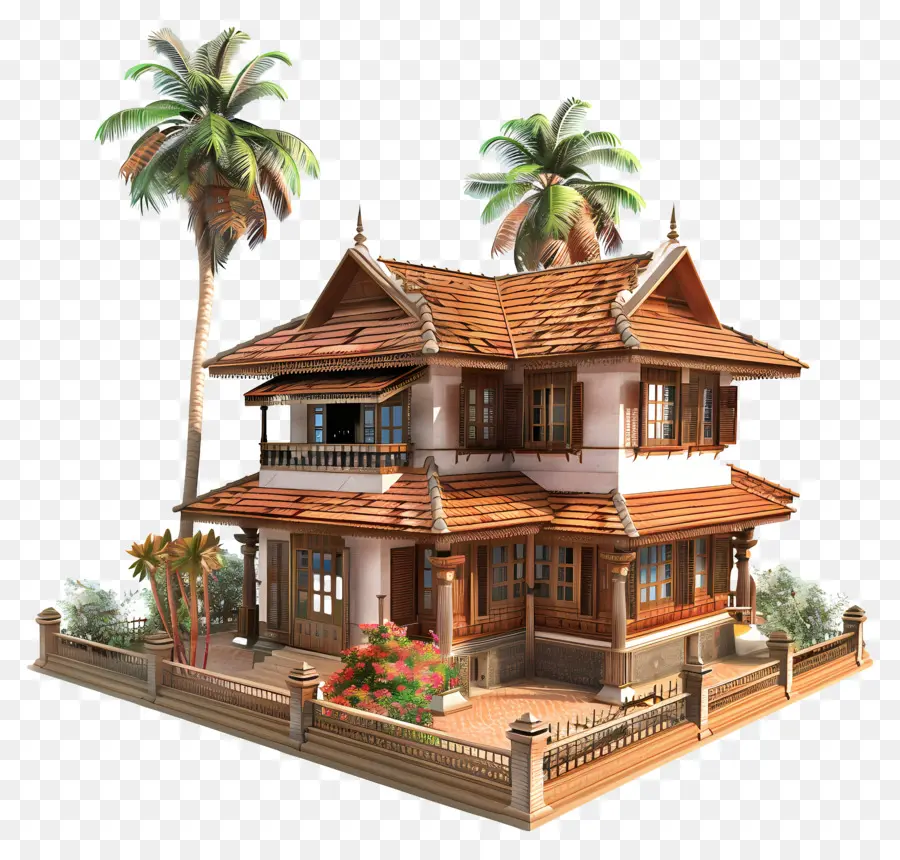 Керала Дом，Индийский дом PNG