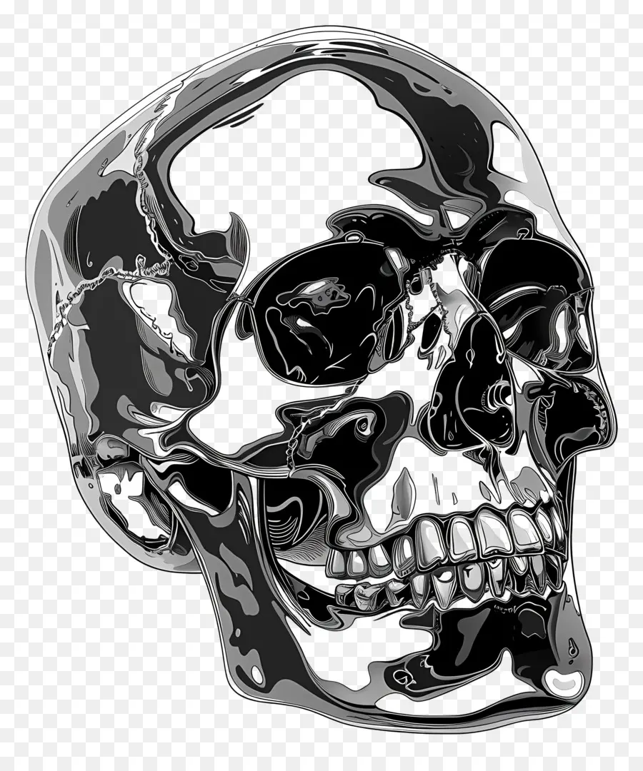 череп，Хэллоуин PNG