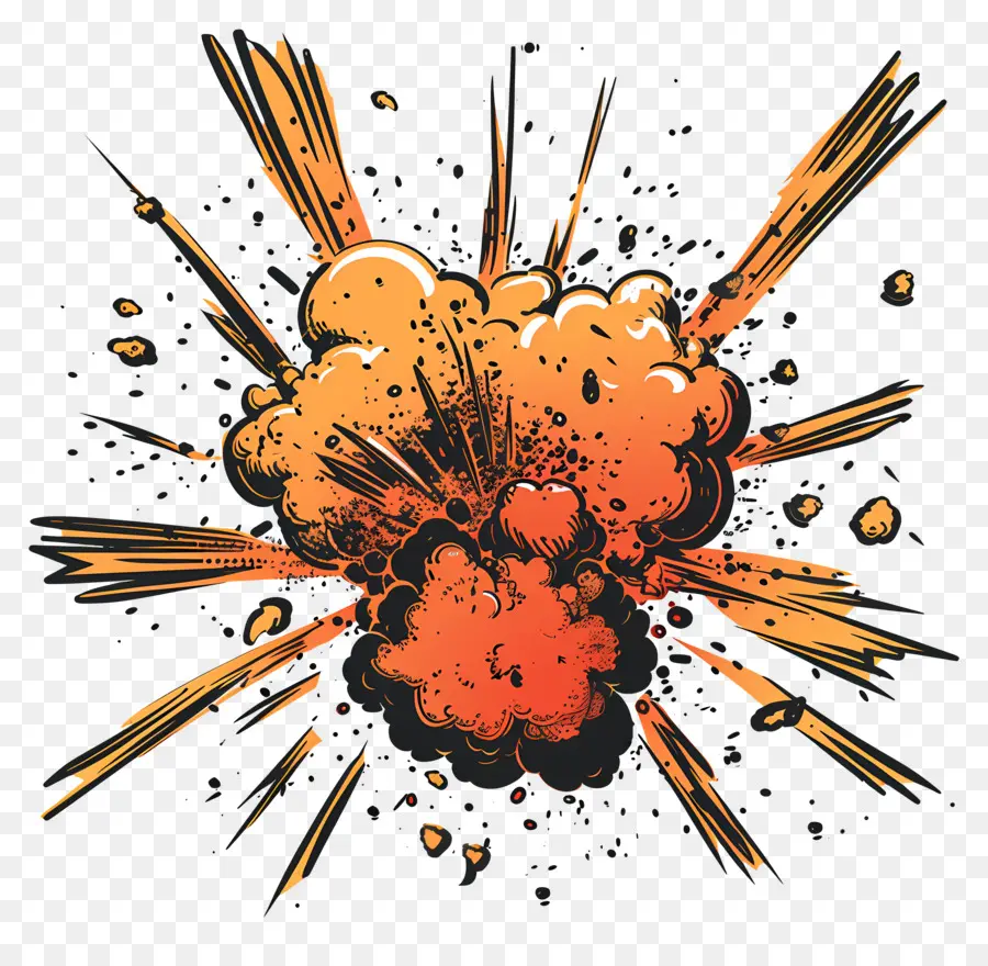 анимированный взрыв，взрыв PNG