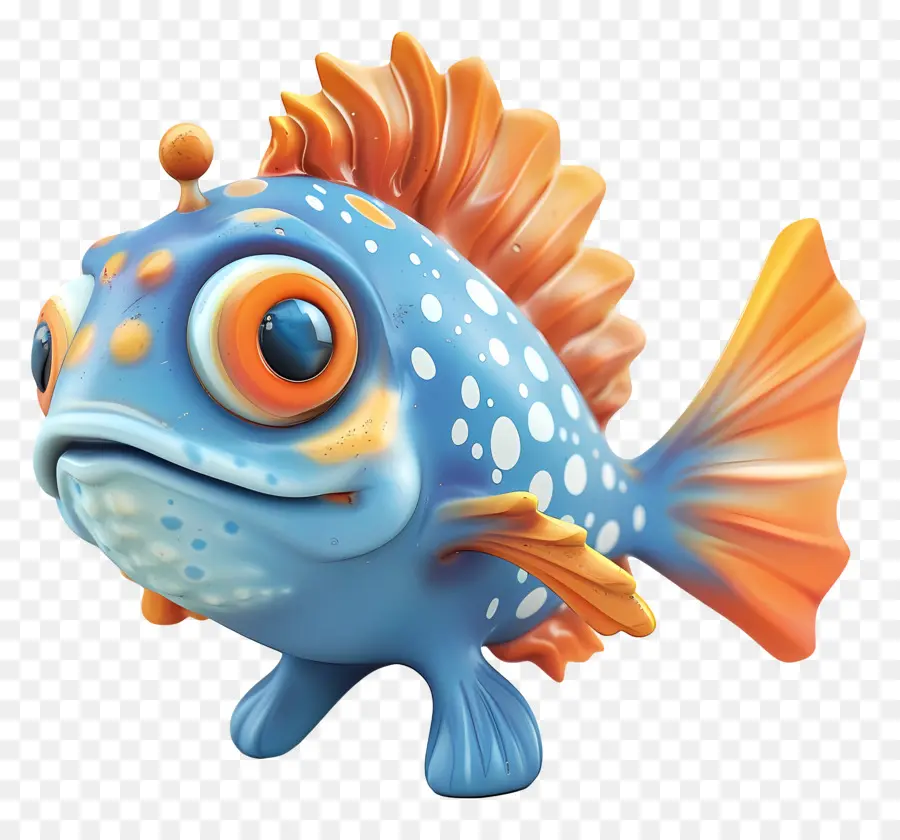Sea Animals，синяя рыба PNG