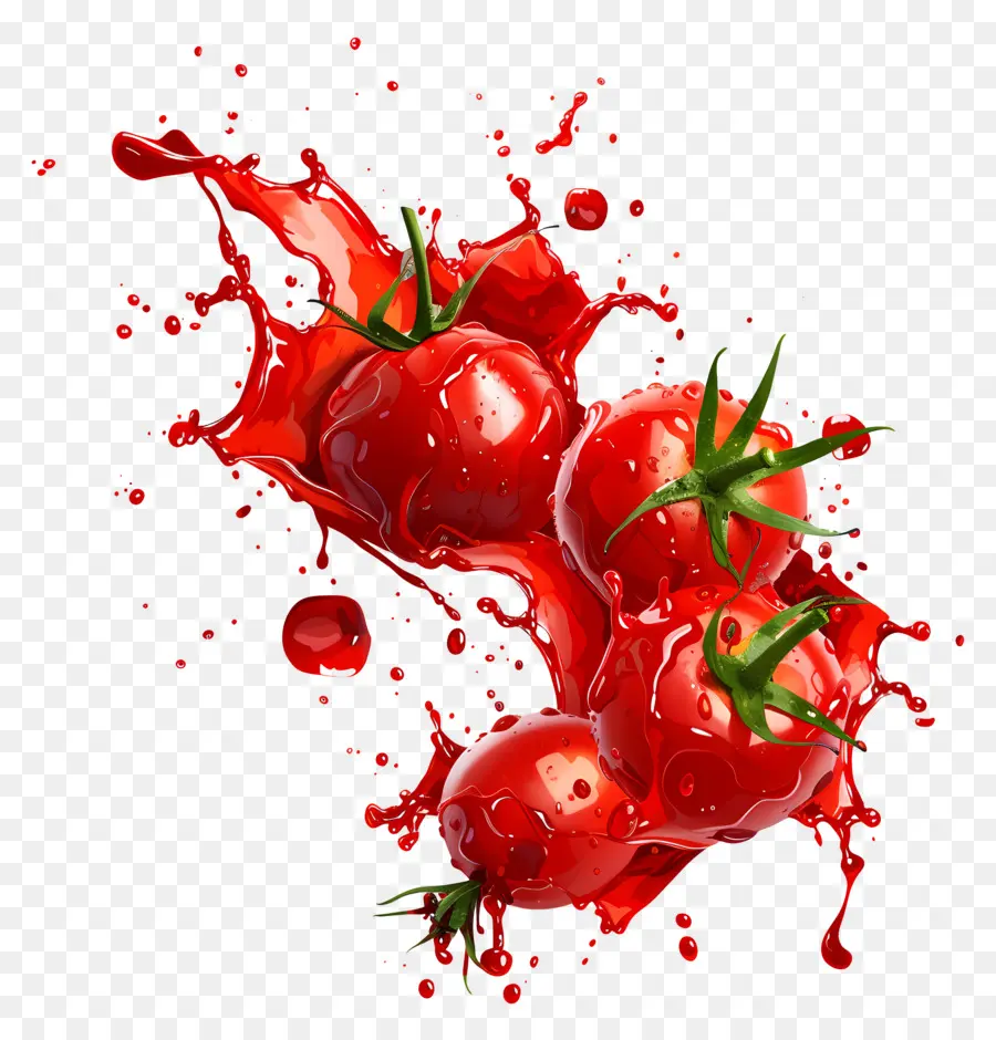 Блеск томатный соус，красные помидоры PNG