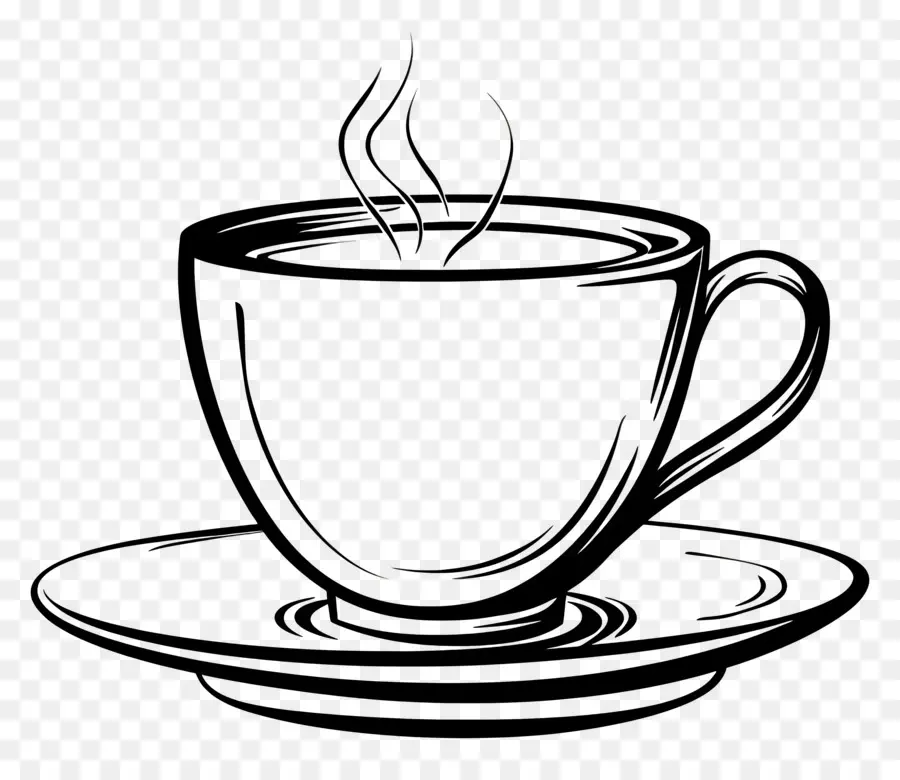 чашка кофе наброски，Чашка кофе PNG