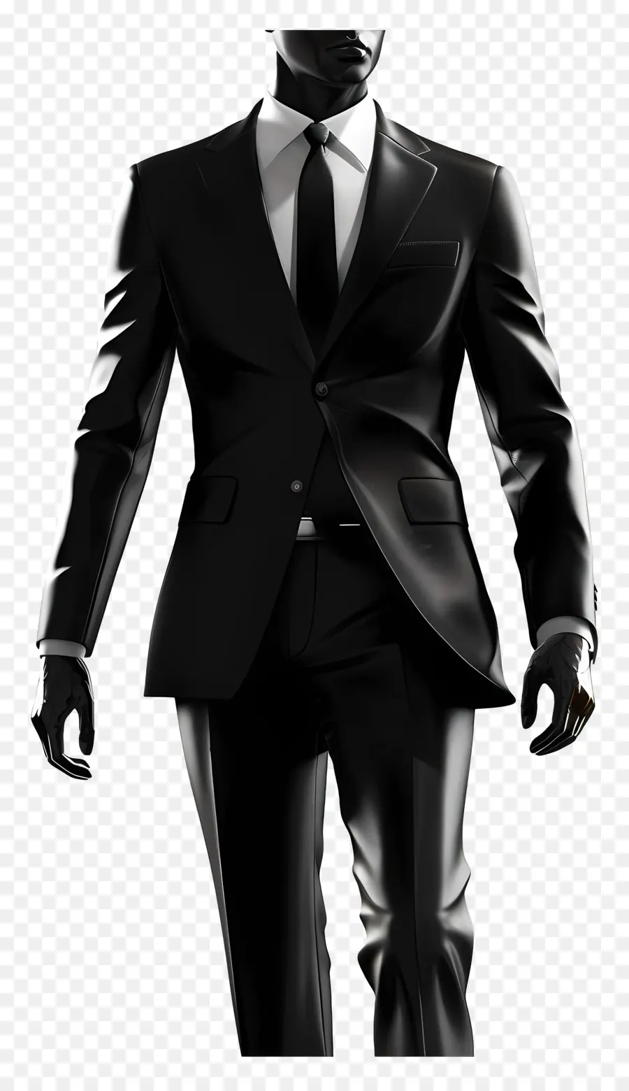 черный костюм，Человек в черном костюме PNG