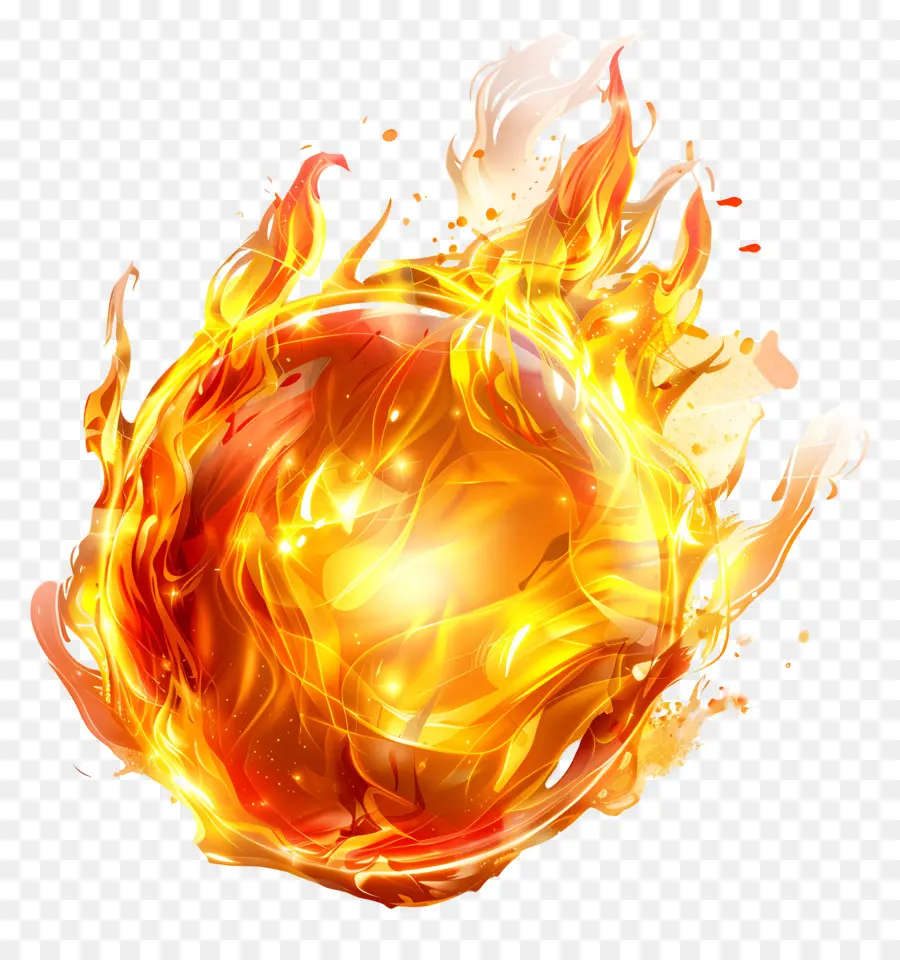 Fireball，Пылающая сфера PNG